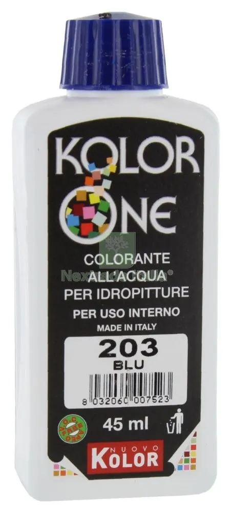 12PZ COLOR-ANTE KOLOR ONE ML.45 N.203 BLU — Pitture murali e idropitture — rif. FERX.27804