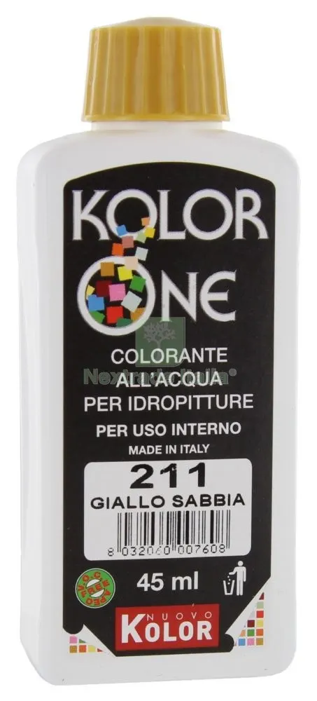 12PZ COLOR-ANTE KOLOR ONE ML.45 N.211 GIALLO SABBIA — Pitture murali e idropitture — rif. FERX.27821 12PZ COLOR-ANTE KOLOR ONE ML.45 N.211 GIALLO SABBIA — Pitture murali e idropitture — rif. FERX.27821