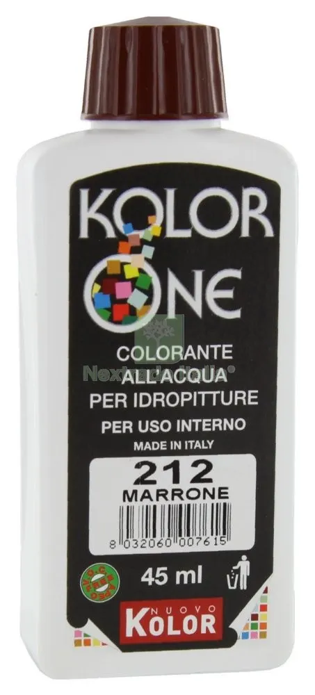 12PZ COLOR-ANTE KOLOR ONE ML.45 N.212 MARRONE — Pitture murali e idropitture — rif. FERX.27822