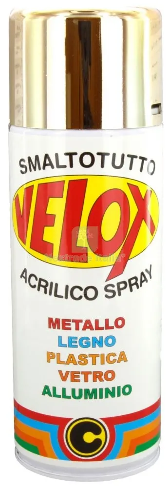 6PZ Velox Spray Effetto Specchiante Oro Bomboletta 400 ML — Bombolette e vernici spray — rif. FERX.2790
