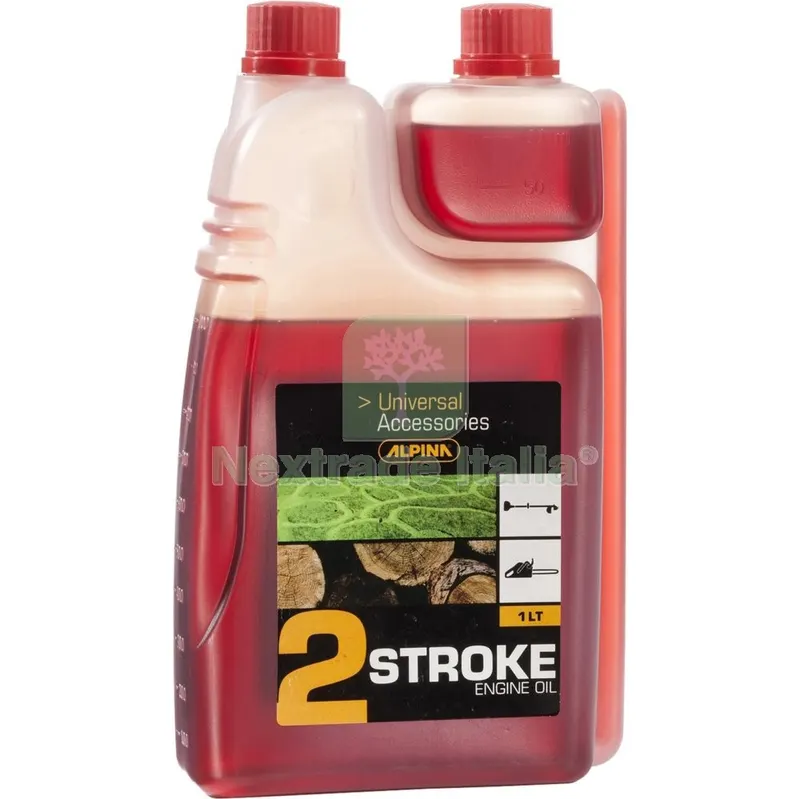 24PZ OLIO PER MISCELA ALPINA 2 TEMPI 1 L ADDITIVATO — Olio miscela e carburanti giardinaggio — rif. FERX.28058