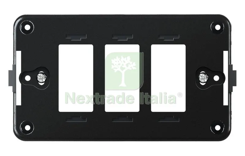 30PZ Tondo' ART. ECL99TP Supporto 3 Moduli — Utensili muratura — rif. FERX.2819 30PZ Tondo' ART. ECL99TP Supporto 3 Moduli — Utensili muratura — rif. FERX.2819