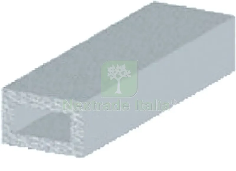 5PZ PROFILO ARGENTO H.200 cm TUBO RETTANGOLARE 20X10X1 mm — Profili e angolari decorativi — rif. FERX.28408 — foto 3 5PZ PROFILO ARGENTO H.200 cm TUBO RETTANGOLARE 20X10X1 mm — Profili e angolari decorativi — rif. FERX.28408 — foto 3