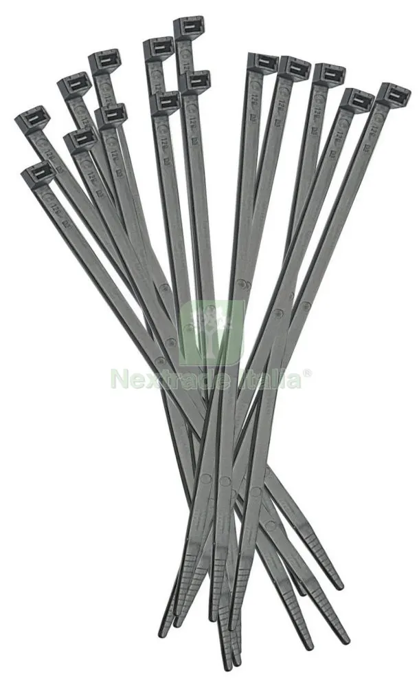 ELEMATIC FASCETTE CABLAGGIO NERO MM.4,5X290(PZ100) — Cavi e fili — rif. FERX.28474