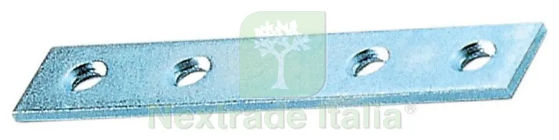 100PZ LASTRINA A 4 FORI DIRITTA 160 MM — Piastre e angolari — rif. FERX.2854 100PZ LASTRINA A 4 FORI DIRITTA 160 MM — Piastre e angolari — rif. FERX.2854