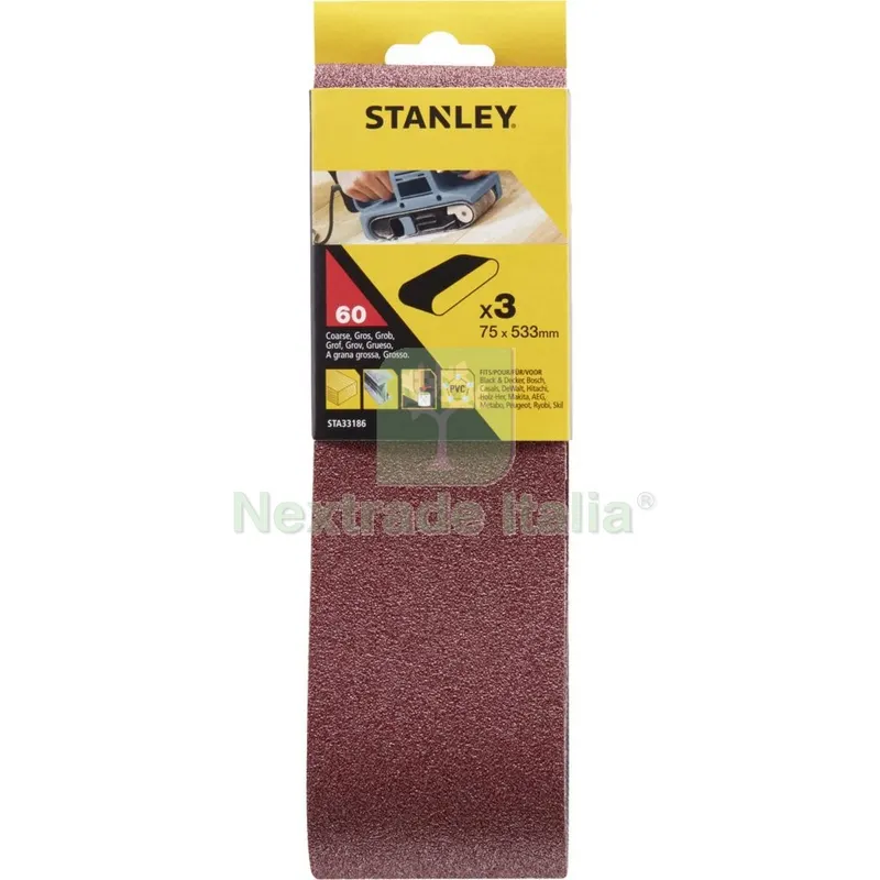 PIRANHA/ X33186 3 Nastri 75X533 GR.60 — Punte, frese e dischi — rif. FERX.28723 PIRANHA/ X33186 3 Nastri 75X533 GR.60 — Punte, frese e dischi — rif. FERX.28723