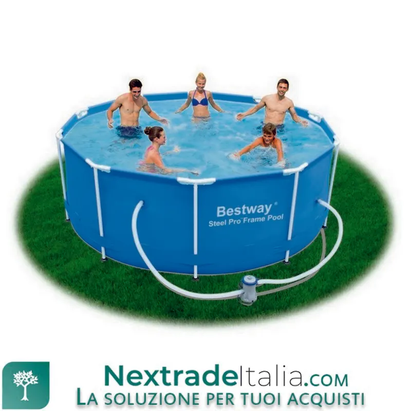 Piscina con Telaio +POMPA 305X100H 56334 — Tempo libero outdoor — rif. FERX.28767