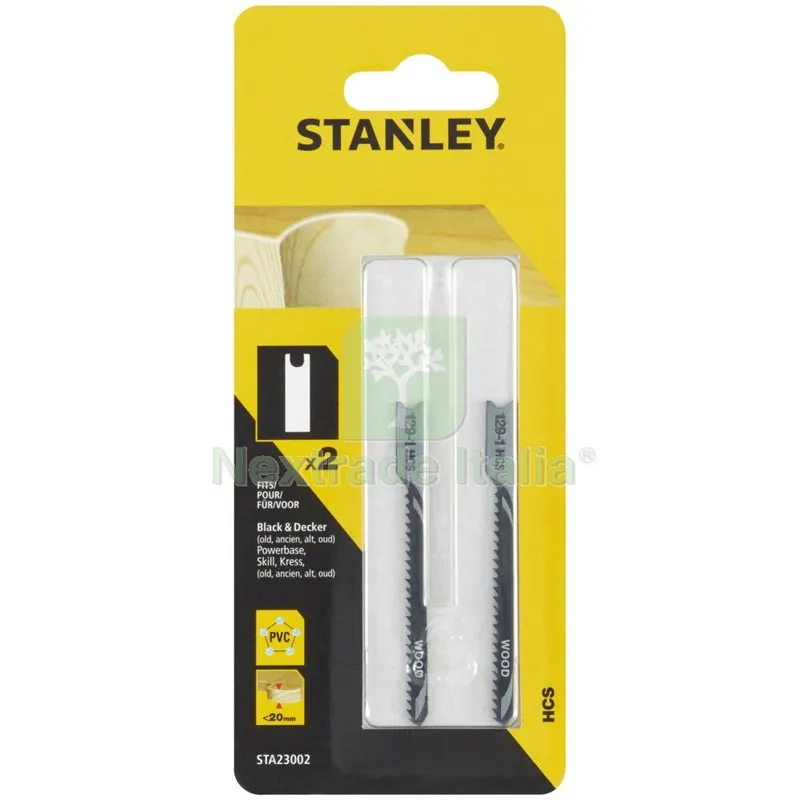 PIRANHA/ STA23002 (X23043) 2 Lame Legno Fresate per Tagli Curvi Attaco AD U — Punte, frese e dischi — rif. FERX.28876 PIRANHA/ STA23002 (X23043) 2 Lame Legno Fresate per Tagli Curvi Attaco AD U — Punte, frese e dischi — rif. FERX.28876