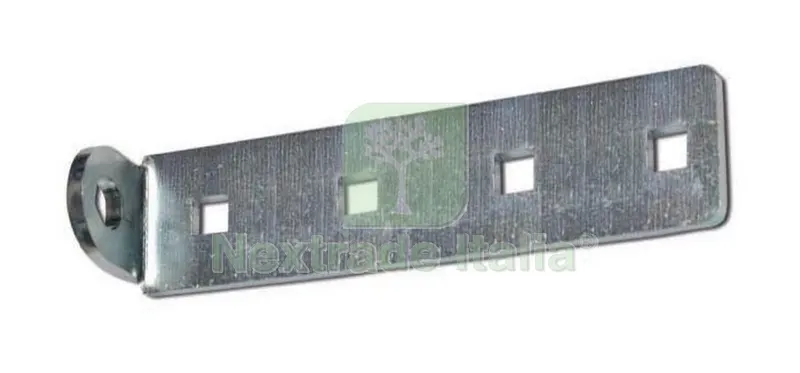 2PZ Portalucchetto Orizzontale in Acciaio Zincato MM 5X40X250 — Lucchetti e catene — rif. FERX.28882 2PZ Portalucchetto Orizzontale in Acciaio Zincato MM 5X40X250 — Lucchetti e catene — rif. FERX.28882