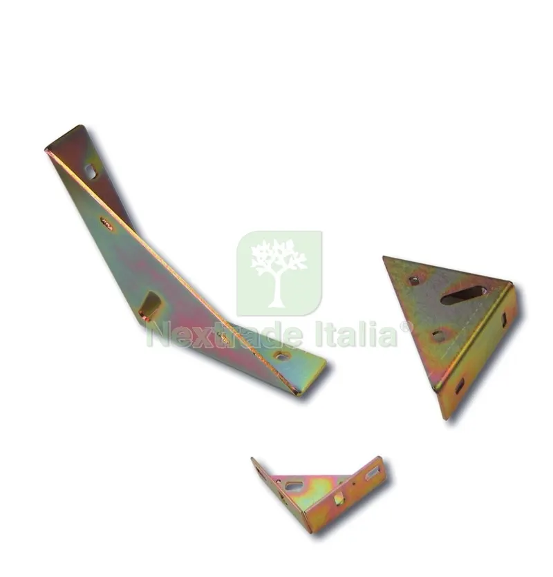 12PZ Angolo Rinforzo 2X100X100 MM Acciaio Tropicalizzato — Ferramenta per legno e mobili — rif. FERX.28936 12PZ Angolo Rinforzo 2X100X100 MM Acciaio Tropicalizzato — Ferramenta per legno e mobili — rif. FERX.28936