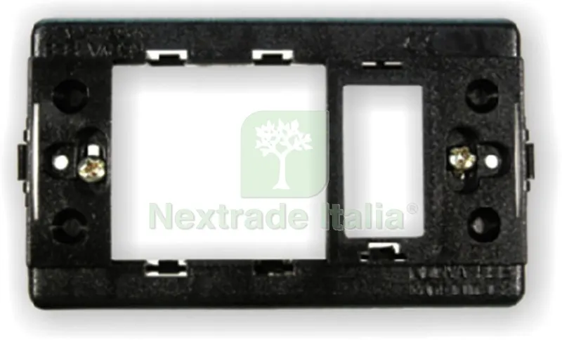 25PZ TONDO' ART. ECL101TP SUPPORTO SCHUKO+1 MODULO — Interruttori e prese — rif. FERX.2905 25PZ TONDO' ART. ECL101TP SUPPORTO SCHUKO+1 MODULO — Interruttori e prese — rif. FERX.2905