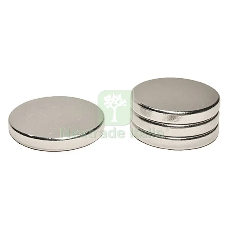 28PZ BOTTONE MAGNETICO MM.20X3 NIK — Ferramenta per legno e mobili — rif. FERX.29189