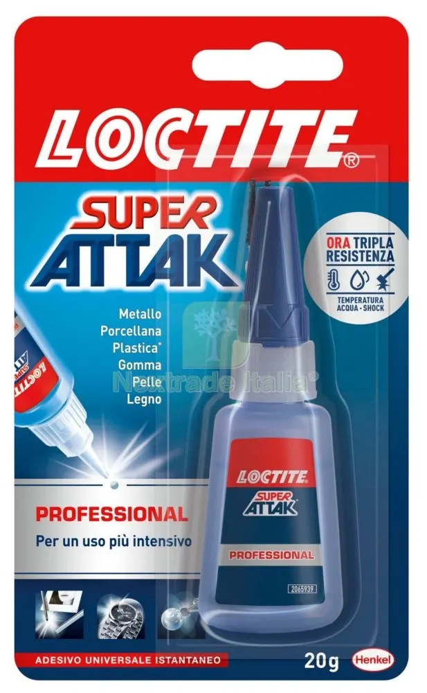12PZ ADESIVO ATTAK GR.20 — Adesivi e sigillanti — rif. FERX.29200