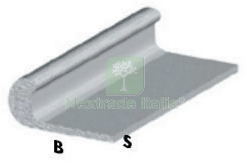 5PZ PROFILO ARGENTO H.100 cm UNGHIETTA 25X1 mm — Profili e angolari decorativi — rif. FERX.29367 5PZ PROFILO ARGENTO H.100 cm UNGHIETTA 25X1 mm — Profili e angolari decorativi — rif. FERX.29367