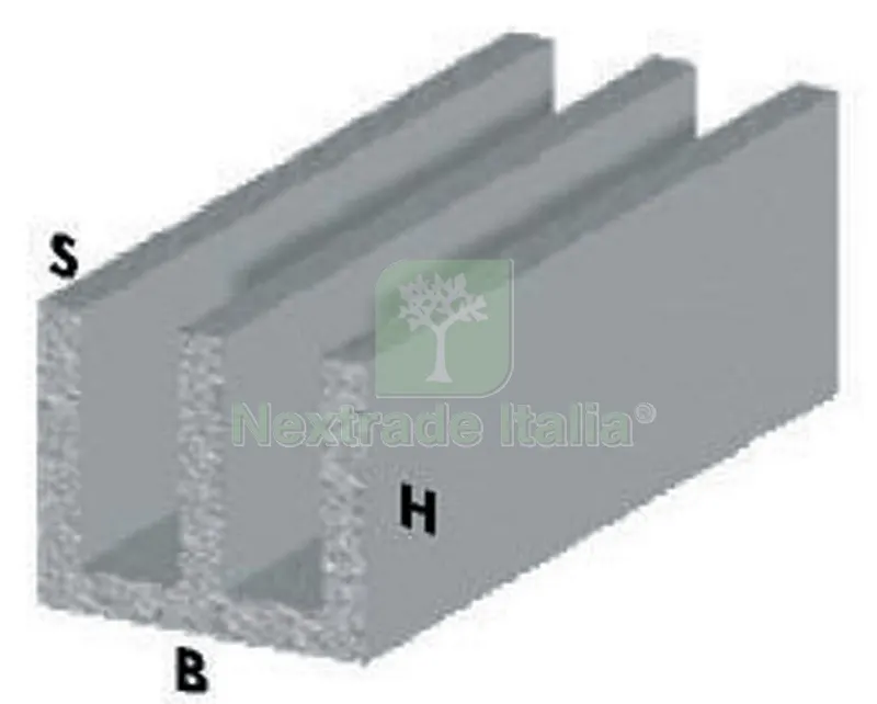 5PZ PROFILO ARGENTO H.100 cm CANALINO UU 16X7X1 mm — Profili e angolari decorativi — rif. FERX.29374 5PZ PROFILO ARGENTO H.100 cm CANALINO UU 16X7X1 mm — Profili e angolari decorativi — rif. FERX.29374