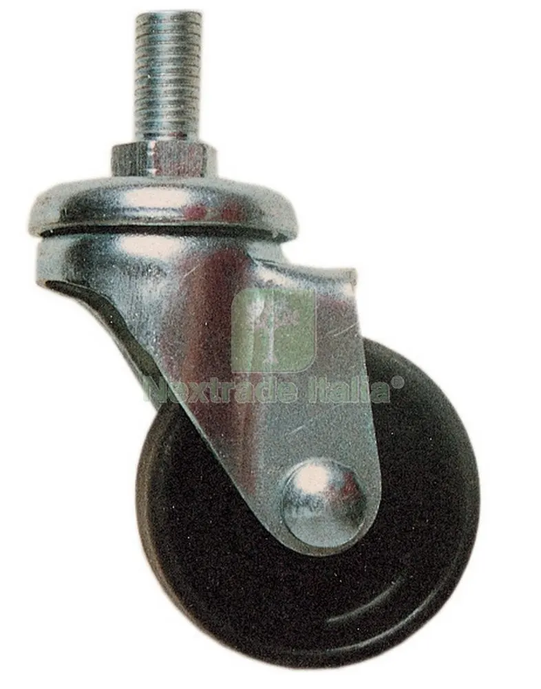 4PZ RUOTA NYLON PERNO FILETTATO 8MAX15 D.40 MM — Bulloni, dadi e rondelle — rif. FERX.2952 4PZ RUOTA NYLON PERNO FILETTATO 8MAX15 D.40 MM — Bulloni, dadi e rondelle — rif. FERX.2952