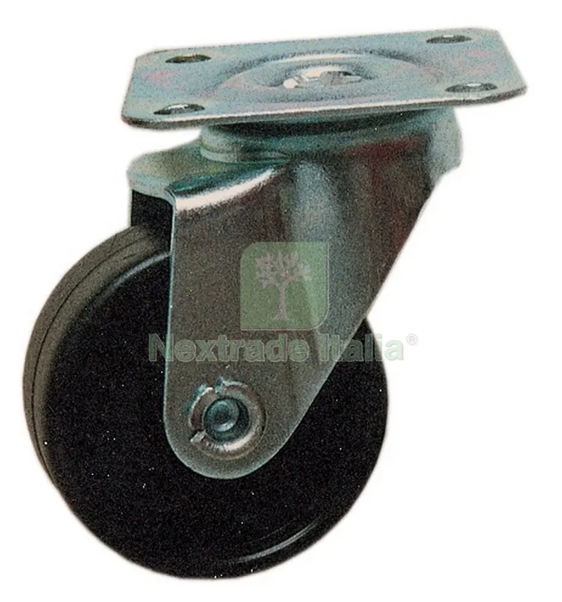 4PZ Ruota Nylon con Piastra MM.40 — Ferramenta per legno e mobili — rif. FERX.2953 4PZ Ruota Nylon con Piastra MM.40 — Ferramenta per legno e mobili — rif. FERX.2953
