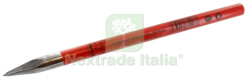 6PZ SCALPELLO FORGIATO X MURATURA CM.25P HIGH QUALITY — Misurazione e taglio manuale — rif. FERX.2961 6PZ SCALPELLO FORGIATO X MURATURA CM.25P HIGH QUALITY — Misurazione e taglio manuale — rif. FERX.2961
