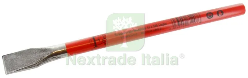 6PZ SCALPELLO FORGIATO X MURATURA CM.40T HIGH QUALITY — Misurazione e taglio manuale — rif. FERX.2993