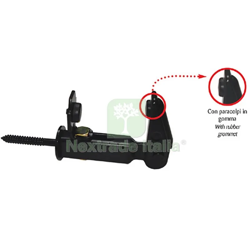10PZ Fermapersiane Fermaimposte ART.1210/P Nero con Vite 120 MM — Viti — rif. FERX.2996 10PZ Fermapersiane Fermaimposte ART.1210/P Nero con Vite 120 MM — Viti — rif. FERX.2996