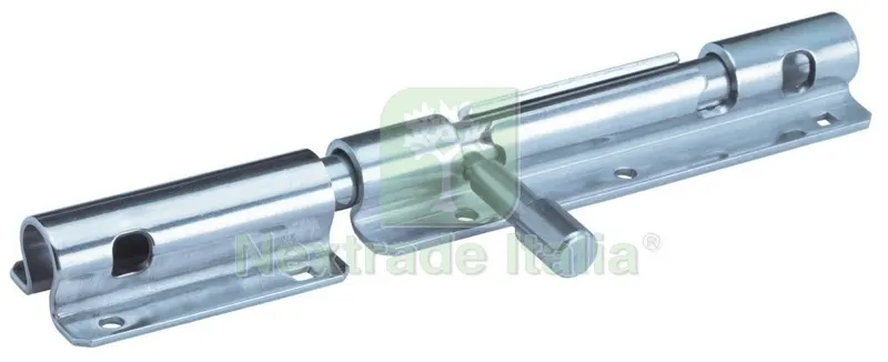 2PZ Catenaccio Pesante per Lucchetto Tondo Zincato MM.150 — Lucchetti e catene — rif. FERX.30132 2PZ Catenaccio Pesante per Lucchetto Tondo Zincato MM.150 — Lucchetti e catene — rif. FERX.30132