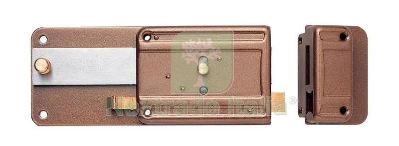 2PZ ISEO ART. 340 FERROGLIETTO SCROCCO SEPARATO MM.70 — Serrature e cilindri — rif. FERX.302