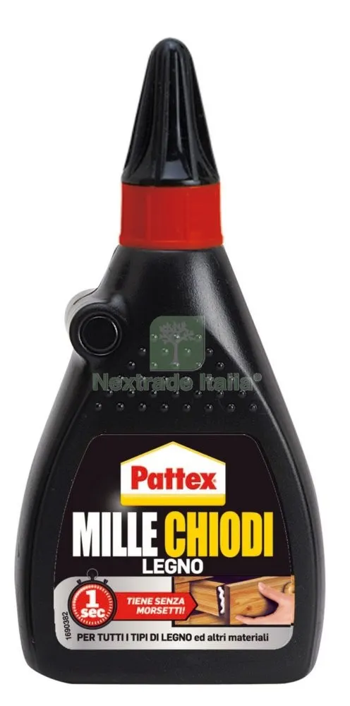 12PZ PATTEX MILLECHIODI LEGNO GR.200 — Chiodi e graffe — rif. FERX.30347 12PZ PATTEX MILLECHIODI LEGNO GR.200 — Chiodi e graffe — rif. FERX.30347