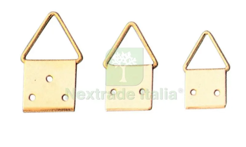 1000PZ ATTACCAGLIE OTTONATE SNODATE X QUADRI N. 2 — Ferramenta per legno e mobili — rif. FERX.3044
