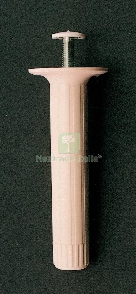 4PZ PIEDINO IN ABS DIAMETRO 28 CM. 10 BIANCO — Tubi e raccordi — rif. FERX.30535