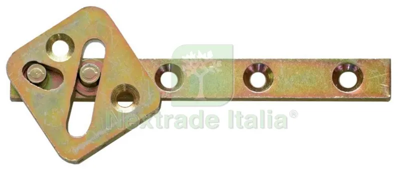 24PZ CARDELLINI ECCENTRICI PIASTRA QUADRA TROPICALIZZATO MM.90 (GRT2ANTE) — Cerniere e cardini — rif. FERX.30842