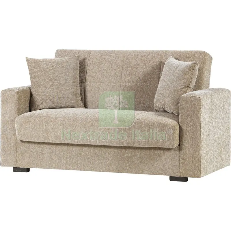 Divano per 2 Persone con Cassettone Nora Young Beige 110 — Arredo — rif. FERX.3109 Divano per 2 Persone con Cassettone Nora Young Beige 110 — Arredo — rif. FERX.3109
