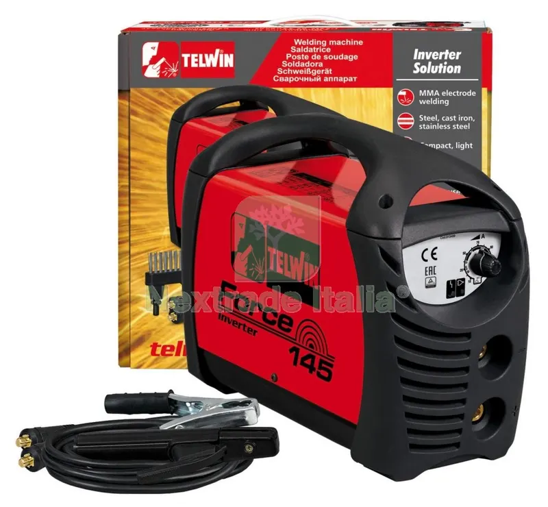 SALDATRICE INVERTER FORCE 145+KIT+VAL.PLAST. — Saldatrici e accessori — rif. FERX.31105