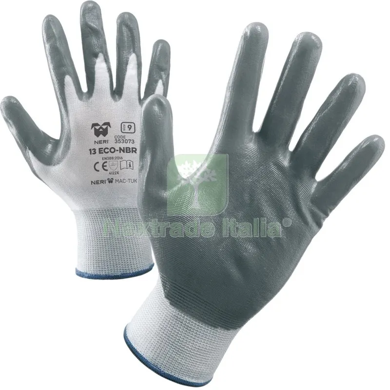 12PAIA GUANTI NYLON/NITRILE NBR 13ECO TG. 9 — Guanti da lavoro — rif. FERX.31505 12PAIA GUANTI NYLON/NITRILE NBR 13ECO TG. 9 — Guanti da lavoro — rif. FERX.31505