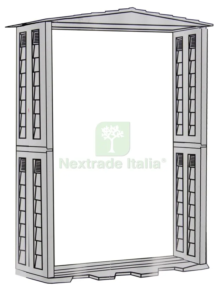 Prolunga x Ricovero Attrezzi MOD.GARDEN — Gazebo e strutture giardino — rif. FERX.31548