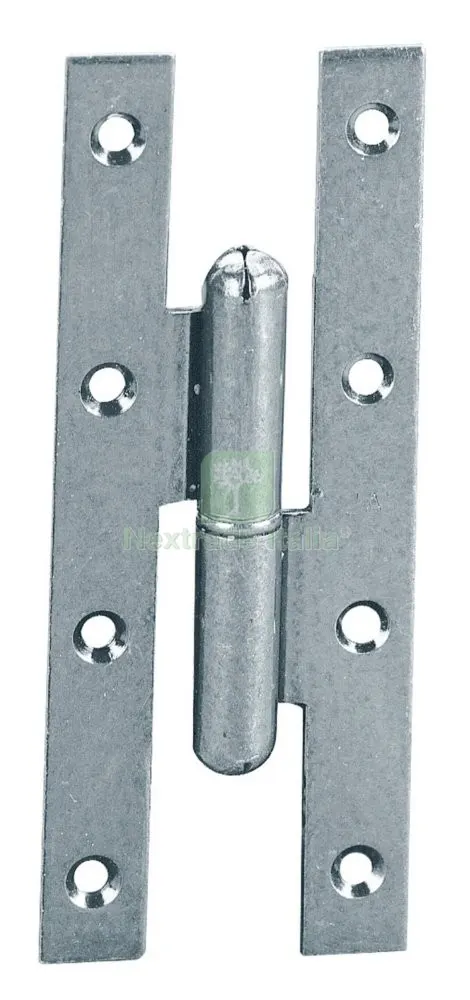 12PZ PAUMELLES FERRO ART. 105 MM 95X55 DESTRA — Cerniere e cardini — rif. FERX.3162 12PZ PAUMELLES FERRO ART. 105 MM 95X55 DESTRA — Cerniere e cardini — rif. FERX.3162