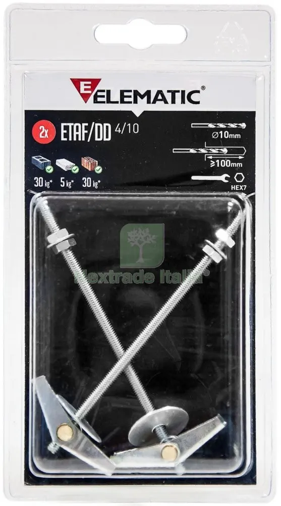 8CF ELEMATIC BLISTER ANCORA ETAF/DD BARRA FILETTATA 2 PZ — Bulloni, dadi e rondelle — rif. FERX.31650 8CF ELEMATIC BLISTER ANCORA ETAF/DD BARRA FILETTATA 2 PZ — Bulloni, dadi e rondelle — rif. FERX.31650