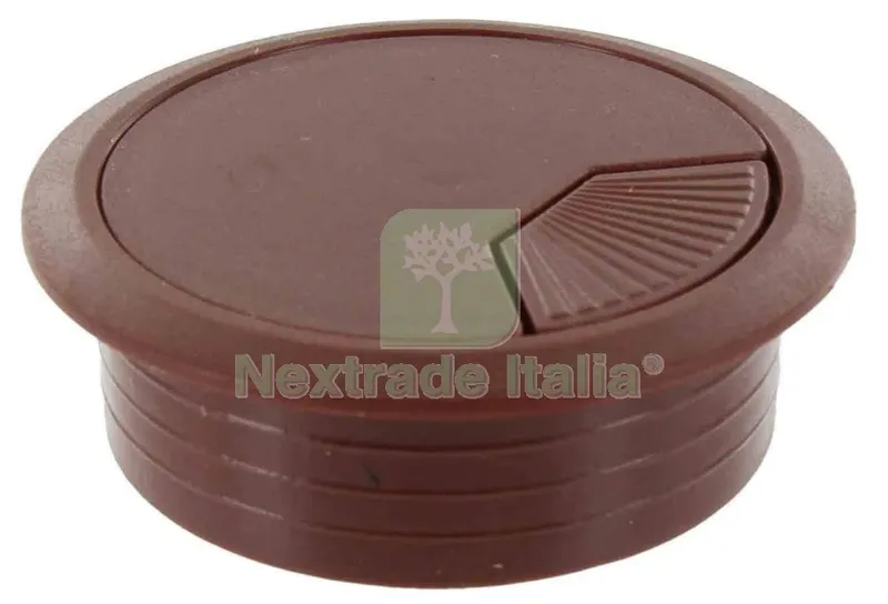 20PZ Bocchetta Passacavi D 60 MM Plastica Marrone — Minuteria metallica — rif. FERX.31938 20PZ Bocchetta Passacavi D 60 MM Plastica Marrone — Minuteria metallica — rif. FERX.31938
