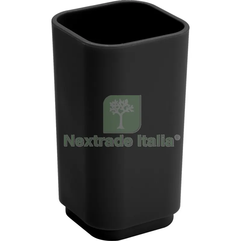 4PZ Gedy 6398 Portaspazzolino Seventy Nero Opaco — Accessori bagno — rif. FERX.3195 4PZ Gedy 6398 Portaspazzolino Seventy Nero Opaco — Accessori bagno — rif. FERX.3195