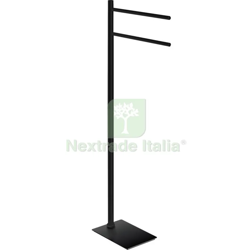 GEDY ART.TR31 PIANTANA PORTASCIUGAMANI NERO OPACO — Accessori bagno — rif. FERX.3199 GEDY ART.TR31 PIANTANA PORTASCIUGAMANI NERO OPACO — Accessori bagno — rif. FERX.3199