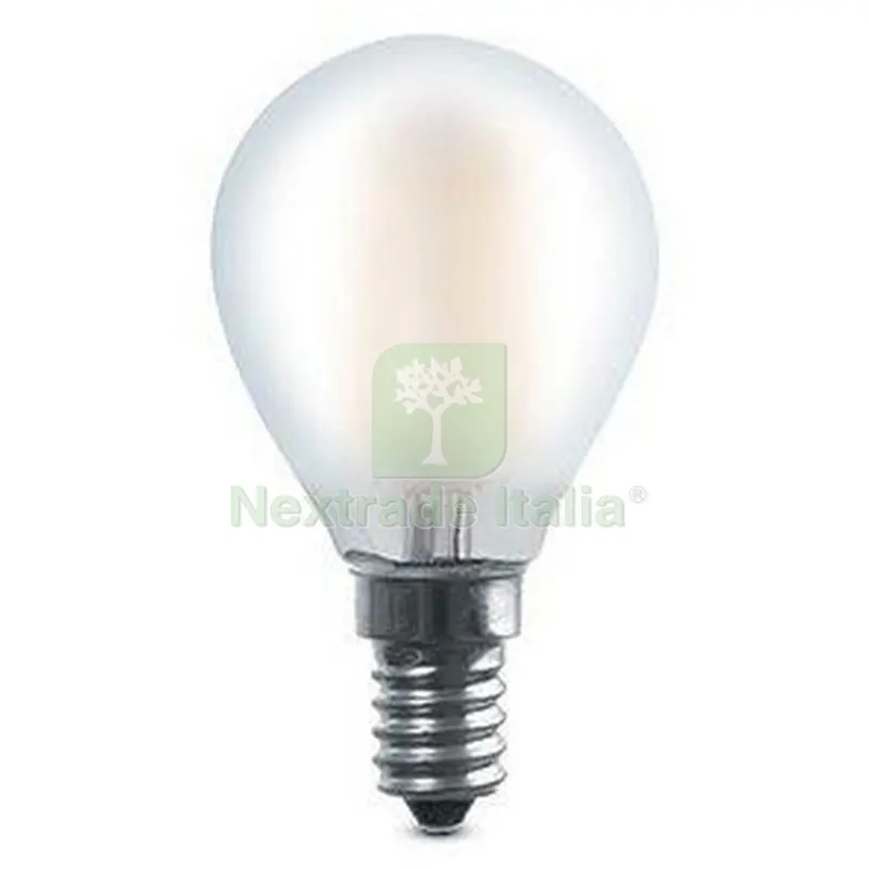 10PZ LED Sfera 4WE14 -LUMEN470-2700K FIL/Satinato — Illuminazione — rif. FERX.3209 10PZ LED Sfera 4WE14 -LUMEN470-2700K FIL/Satinato — Illuminazione — rif. FERX.3209