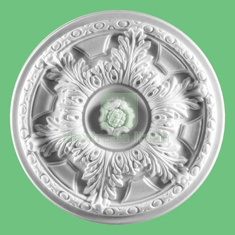 2PZ ROSONE IN POLISTIRENE Ø 44 CM — Cornici e profili decorativi — rif. FERX.32113 2PZ ROSONE IN POLISTIRENE Ø 44 CM — Cornici e profili decorativi — rif. FERX.32113