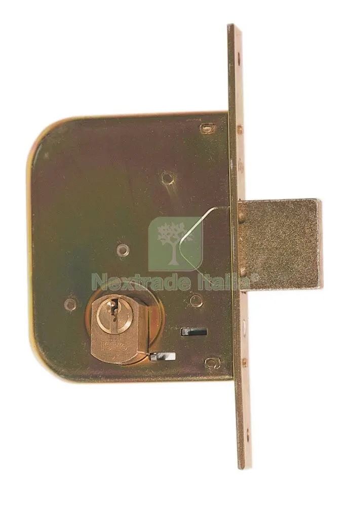 2PZ Iseo ART. 603.45.0 Serratura x Cancello con Cilindro Tondo — Serrature e cilindri — rif. FERX.325 2PZ Iseo ART. 603.45.0 Serratura x Cancello con Cilindro Tondo — Serrature e cilindri — rif. FERX.325