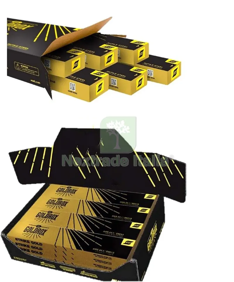 Esab Elettrodi Rutilici 46.59 MM.2,5 PZ.55 KG.1 Gold — Saldatrici e accessori — rif. FERX.32509 — foto 2 Esab Elettrodi Rutilici 46.59 MM.2,5 PZ.55 KG.1 Gold — Saldatrici e accessori — rif. FERX.32509 — foto 2