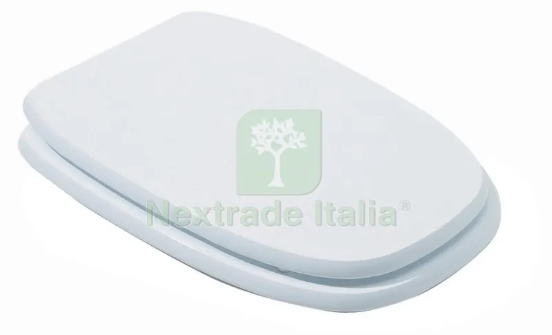COPRIVASO cm 36x46 IN LEGNO SAVINI MOD. SQUARE BIANCO (CWATSQ) — Sanitari e ceramiche — rif. FERX.32635