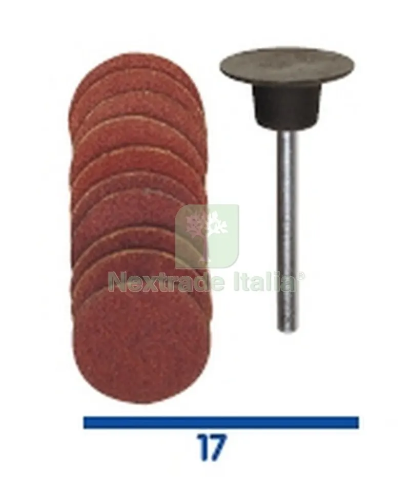 PROXXON 28982 "FIGURA 15" DISCHI ABRASIVI — Raccordi in ghisa e figure — rif. FERX.32840