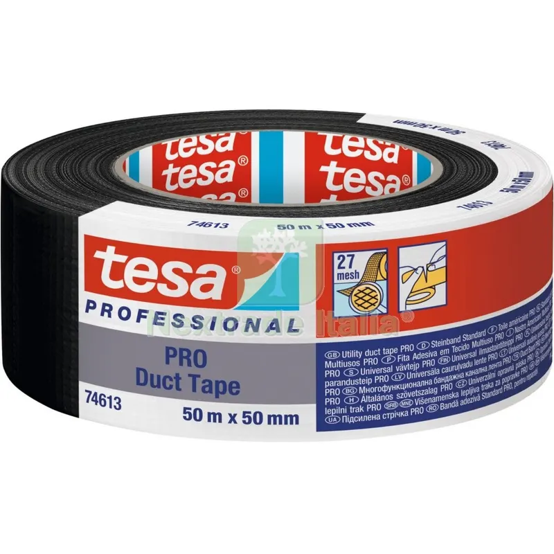 6PZ Tesa Nastro Americano Pro MM.50X50MT Nero — Nastri e mascherature — rif. FERX.3295 6PZ Tesa Nastro Americano Pro MM.50X50MT Nero — Nastri e mascherature — rif. FERX.3295