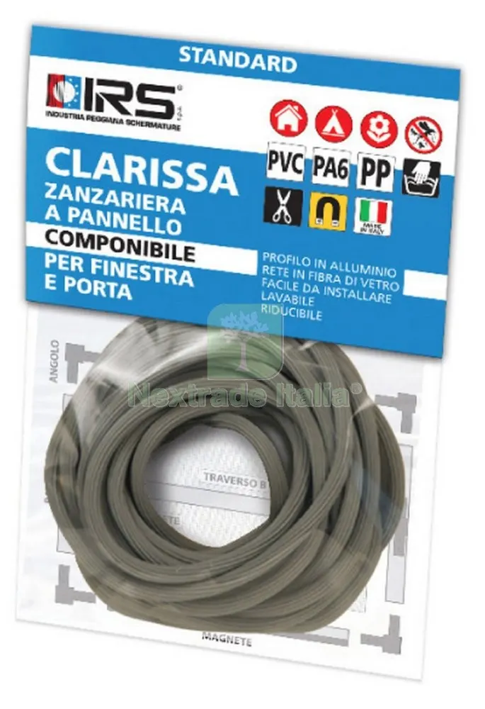 ZANZARIERA IRS CLARISSA BL TONDINO 500 CM — Tende e zanzariere — rif. FERX.33152 ZANZARIERA IRS CLARISSA BL TONDINO 500 CM — Tende e zanzariere — rif. FERX.33152