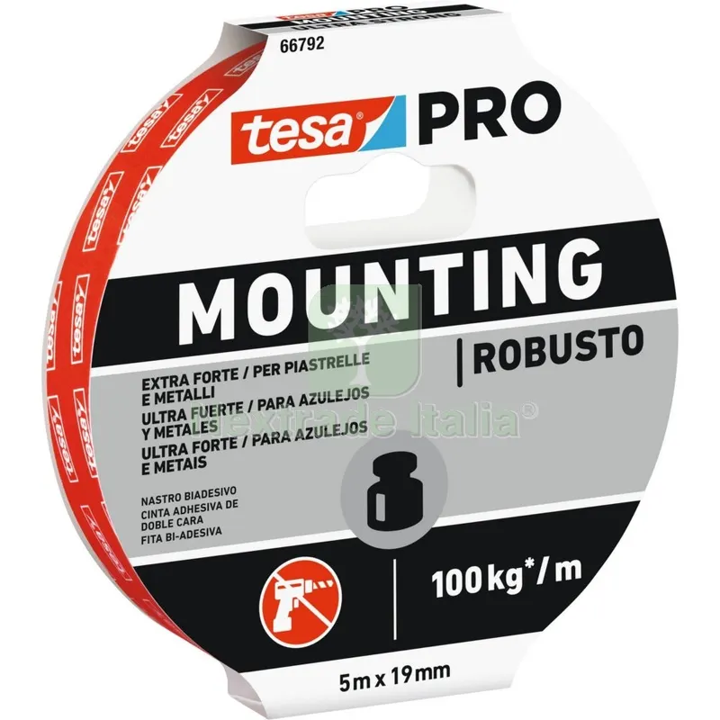 10PZ TESA NASTRO BIADESIVO MOUNTING PRO STRONG MT.5X19MM. — Adesivi e sigillanti — rif. FERX.3323 10PZ TESA NASTRO BIADESIVO MOUNTING PRO STRONG MT.5X19MM. — Adesivi e sigillanti — rif. FERX.3323