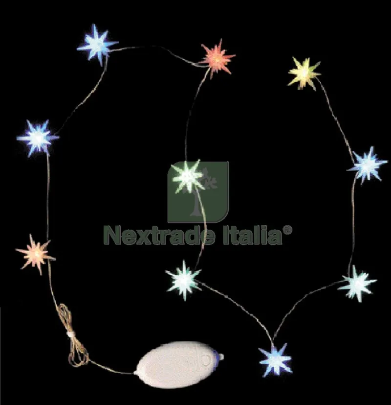Luci LED "stella" con Batteria PZ.10 MUL CM.217 — Illuminazione — rif. FERX.33231 Luci LED "stella" con Batteria PZ.10 MUL CM.217 — Illuminazione — rif. FERX.33231