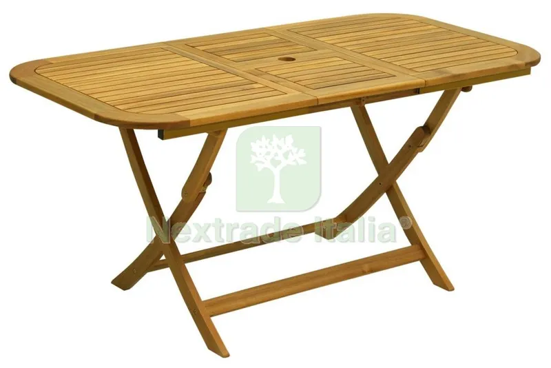 Yellow Balau Tavolo Pieghevole "flower" CM 120X70X74H — Arredo — rif. FERX.33376 Yellow Balau Tavolo Pieghevole "flower" CM 120X70X74H — Arredo — rif. FERX.33376